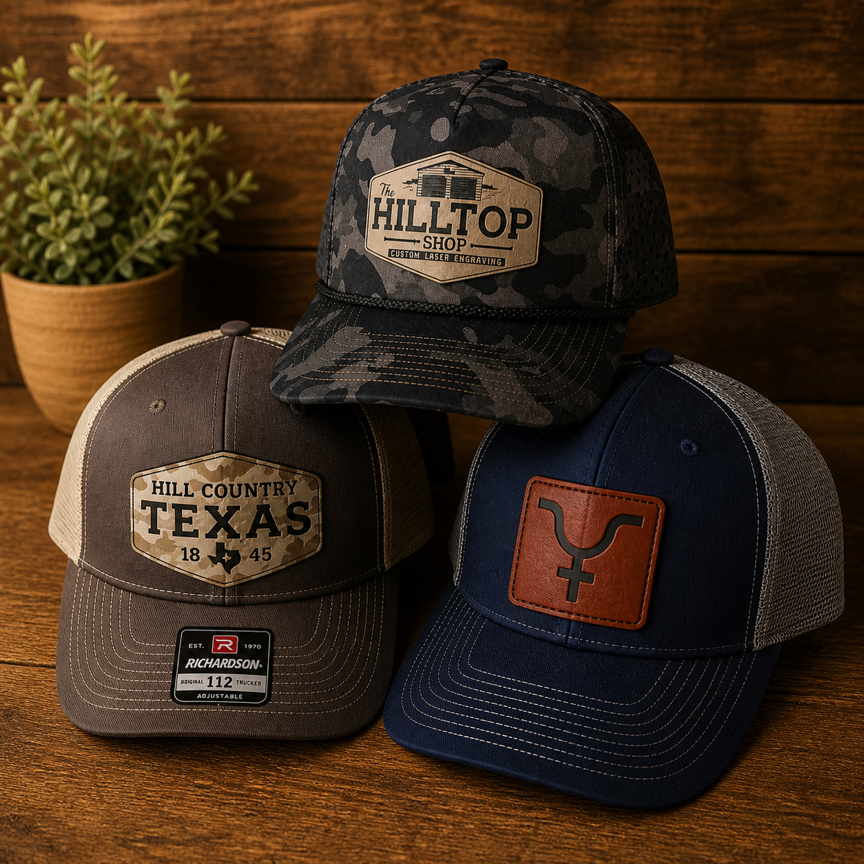 Leather Hat Patches