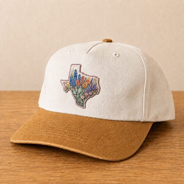 texas wildflower uv patch hat biscuit main