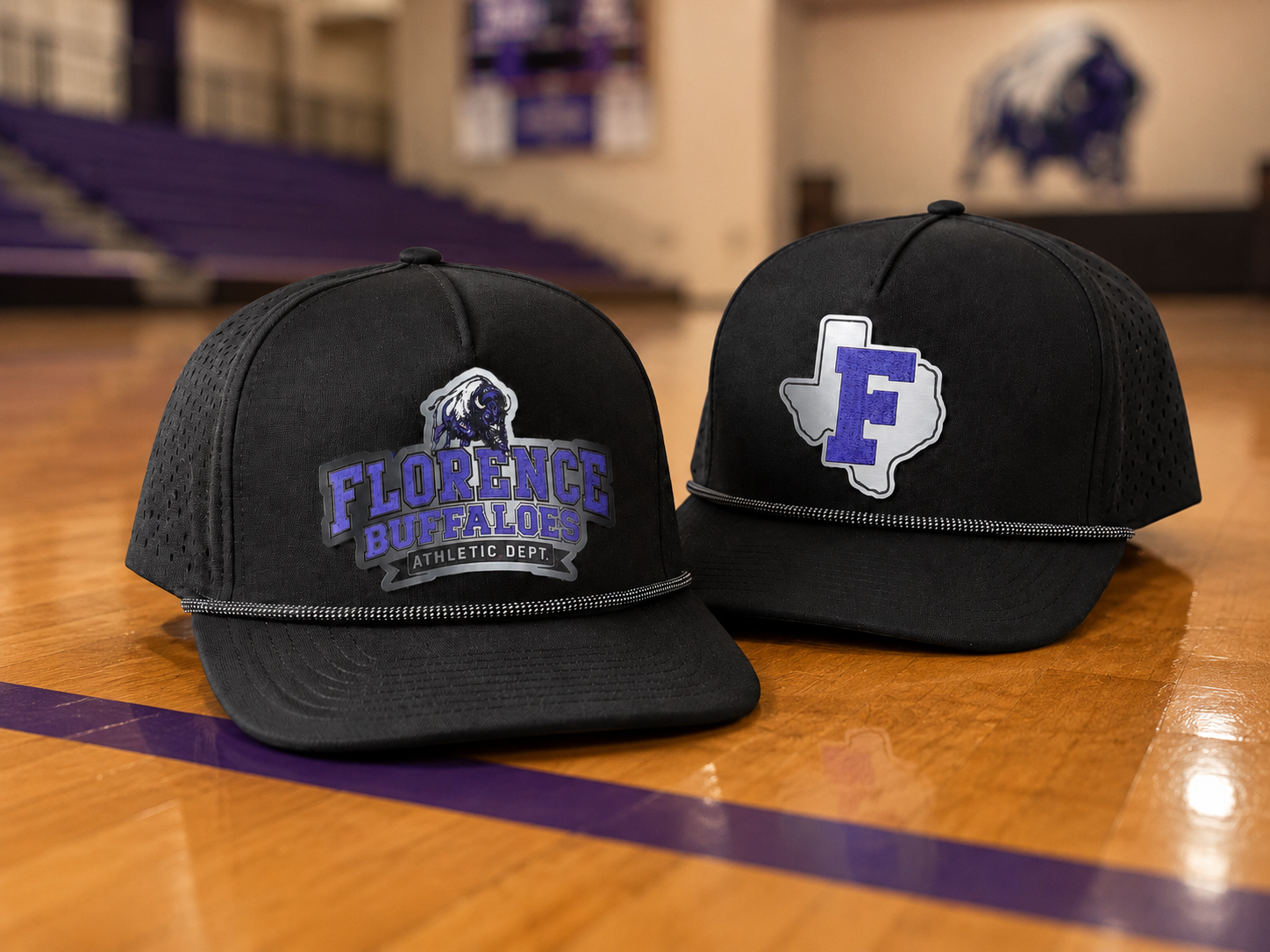 Florence school spirit acrylic patch hat